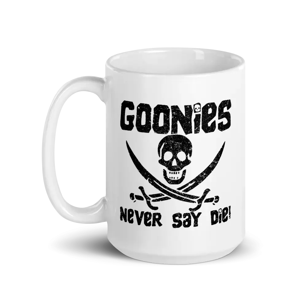 The Goonies Never Say Die Distressed Mug