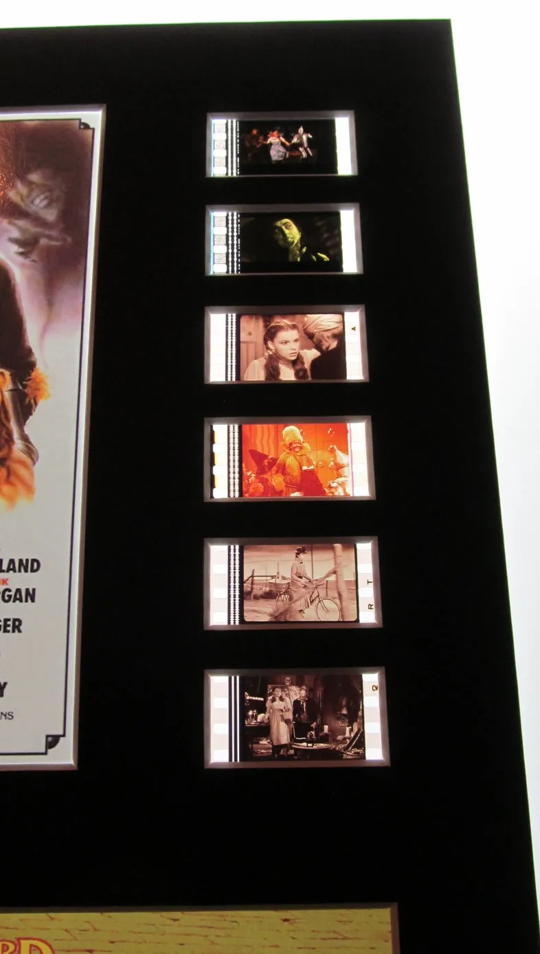 THE WIZARD OF OZ Judy Garland 35mm Movie Film Cell Display 8x10 Presentation