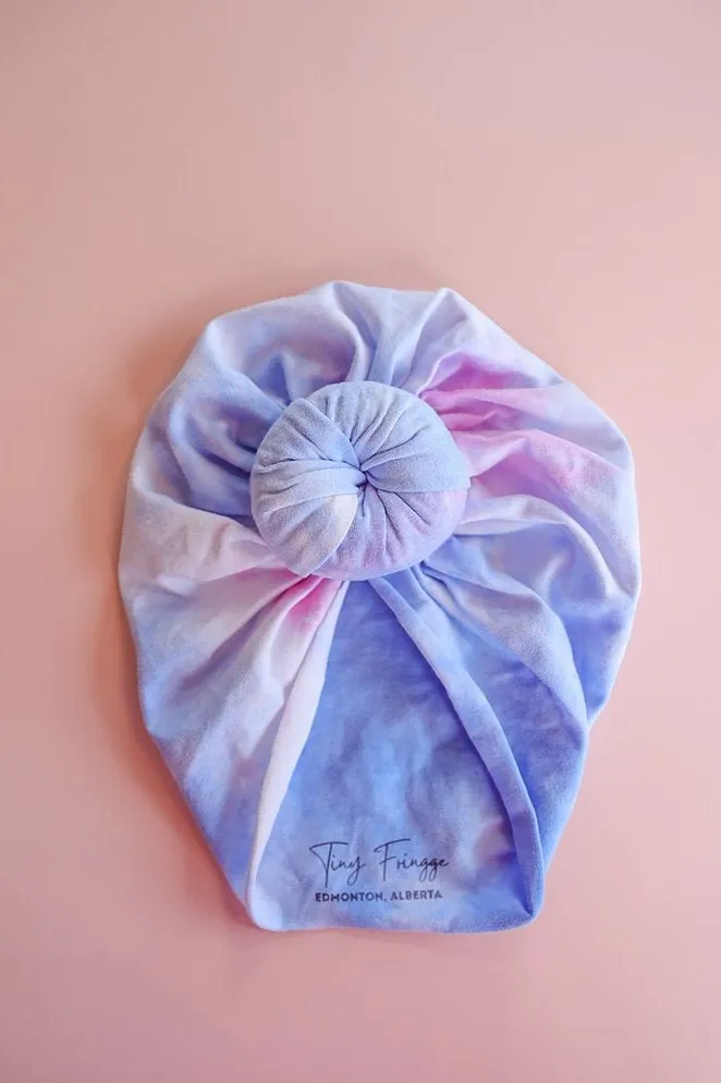 Tie-dye Baby Turban Hat
