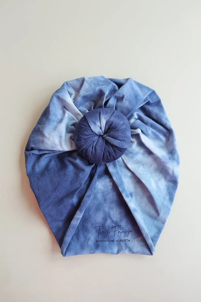 Tie-dye Baby Turban Hat