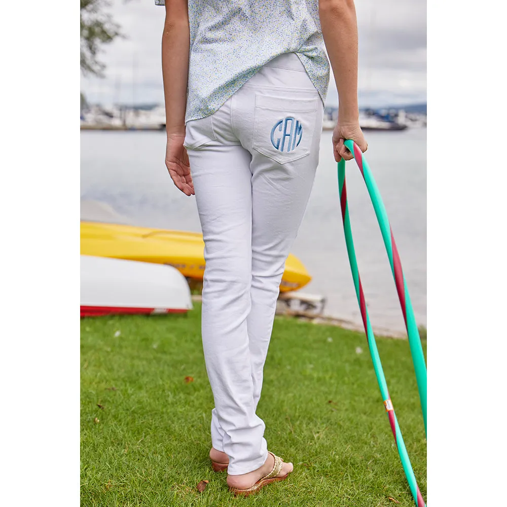 Toothpick Jean -- White