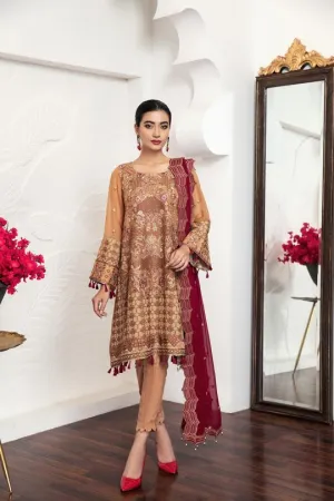 Topacia | Alizeh Royale De Luxe Collection | Unstitched Embroidered Chiffon Suits