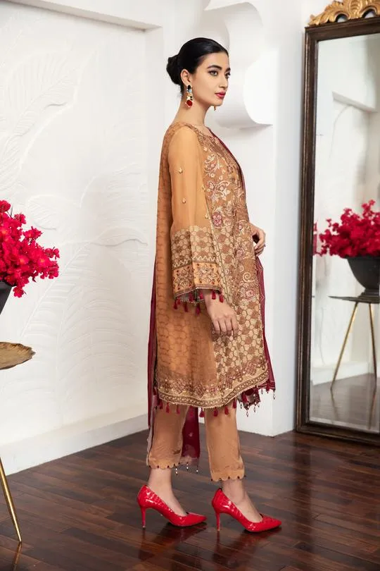 Topacia | Alizeh Royale De Luxe Collection | Unstitched Embroidered Chiffon Suits