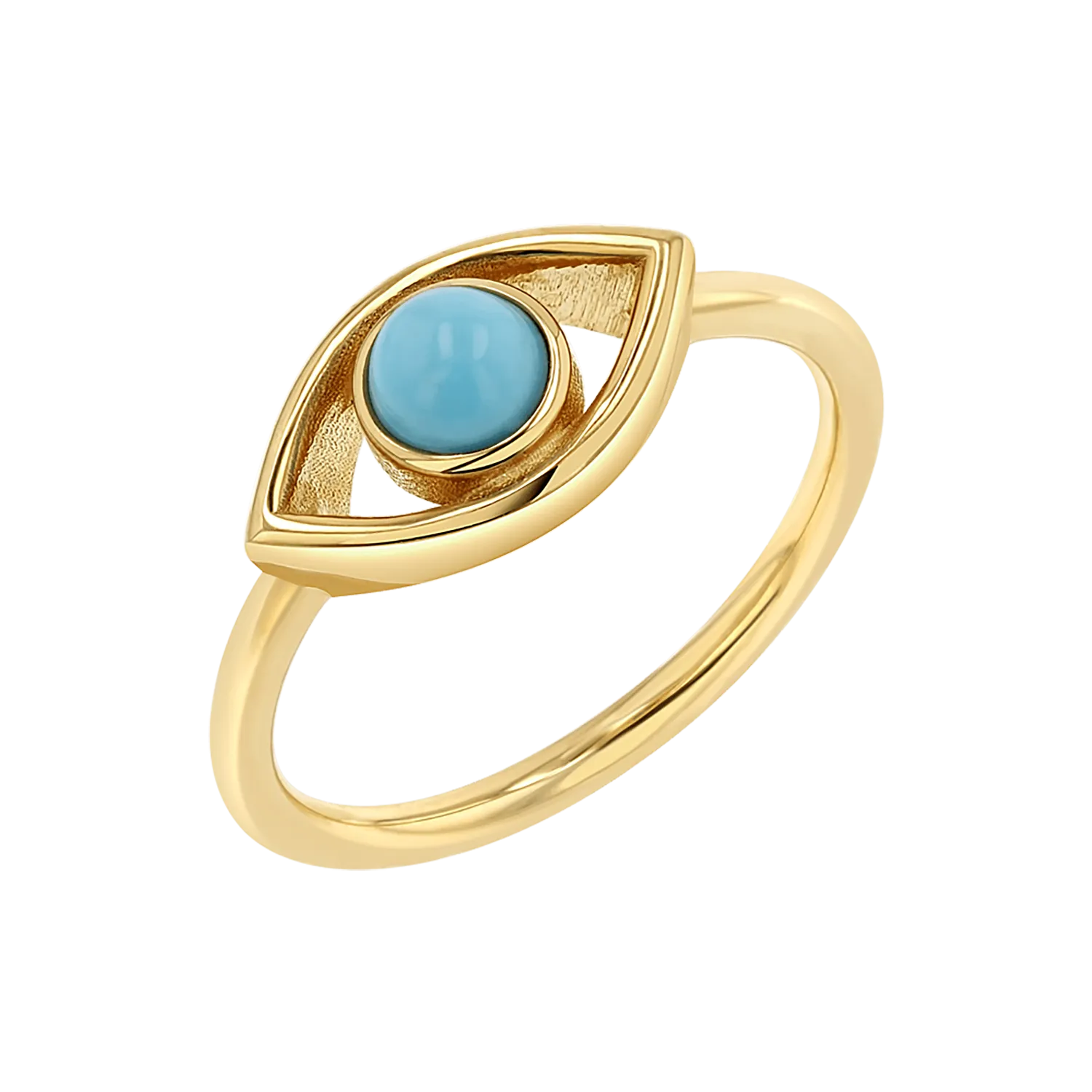 Turquoise Evil Eye Ring