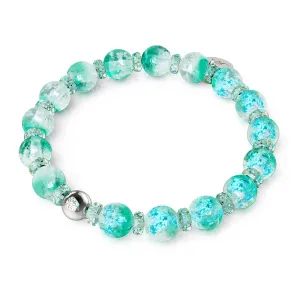 Turquoise | Firefly Glass Snow Globe Bracelet