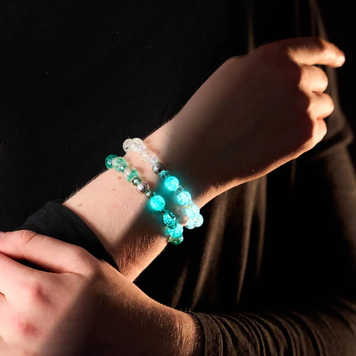 Turquoise | Firefly Glass Snow Globe Bracelet