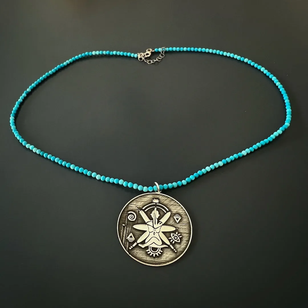 Turquoise See The Good Necklace