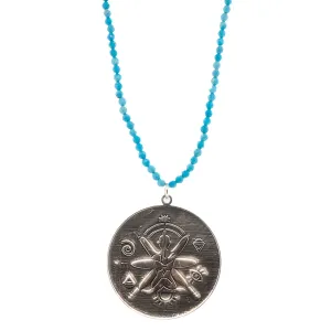 Turquoise See The Good Necklace