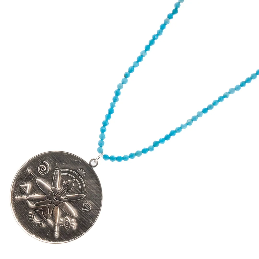 Turquoise See The Good Necklace