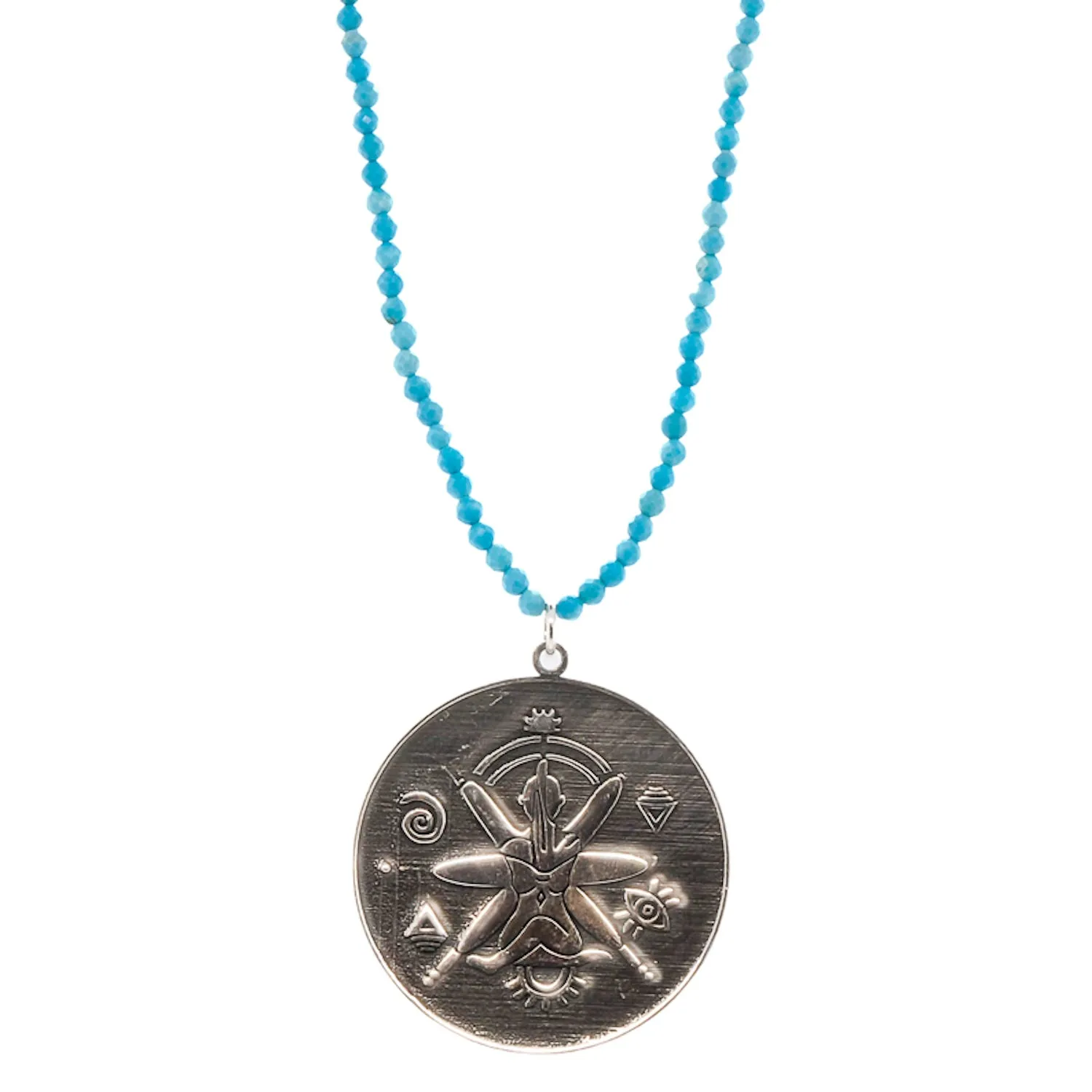 Turquoise See The Good Necklace