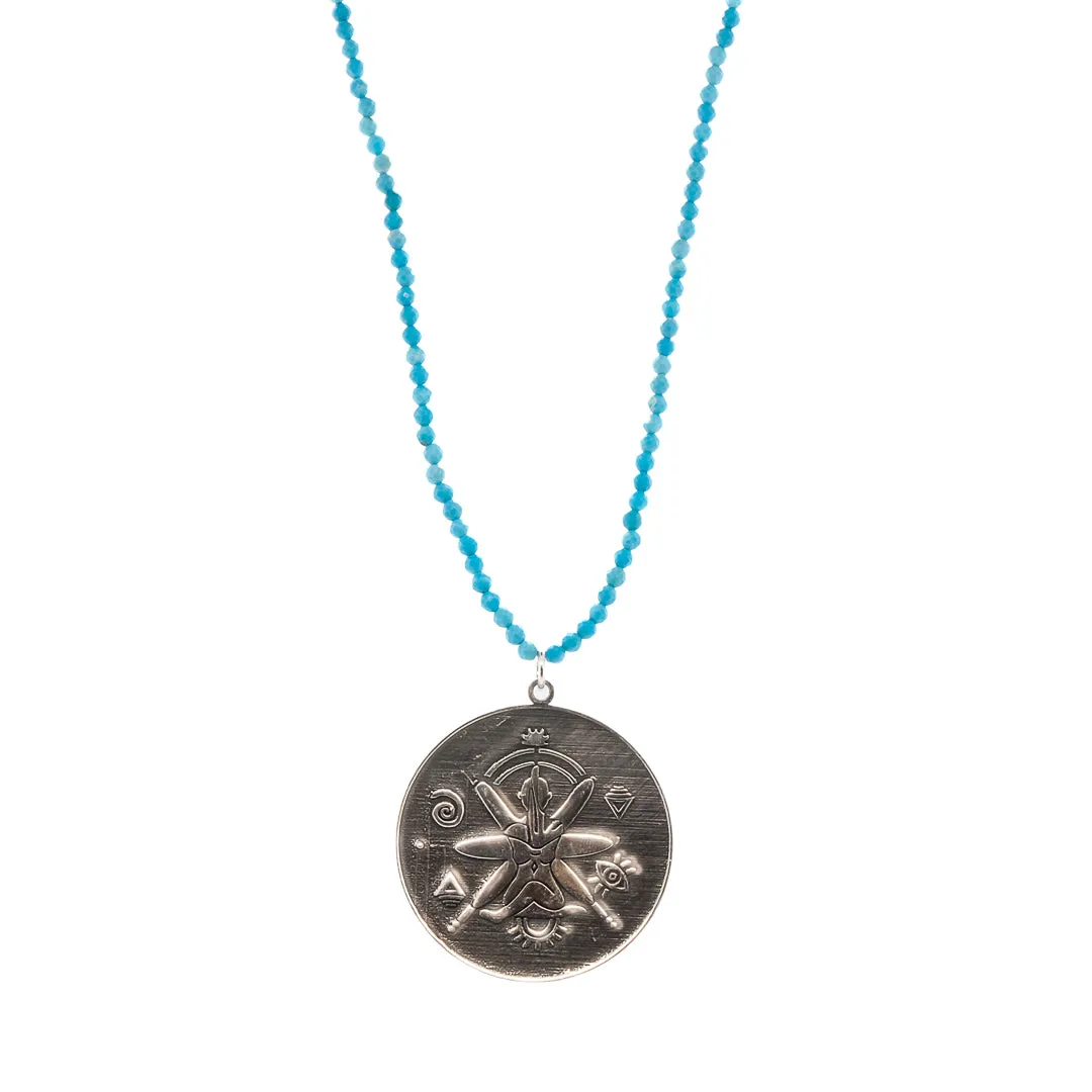 Turquoise See The Good Necklace