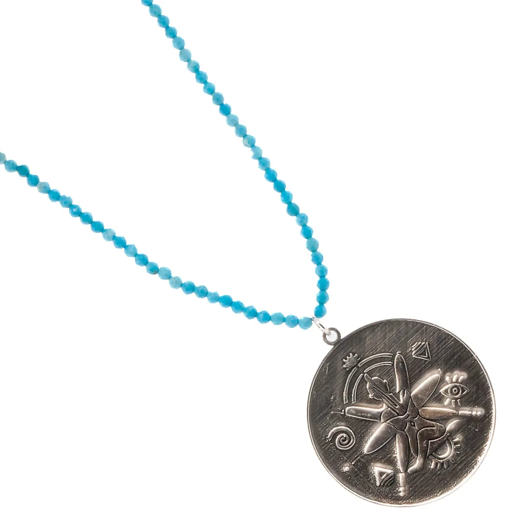 Turquoise See The Good Necklace