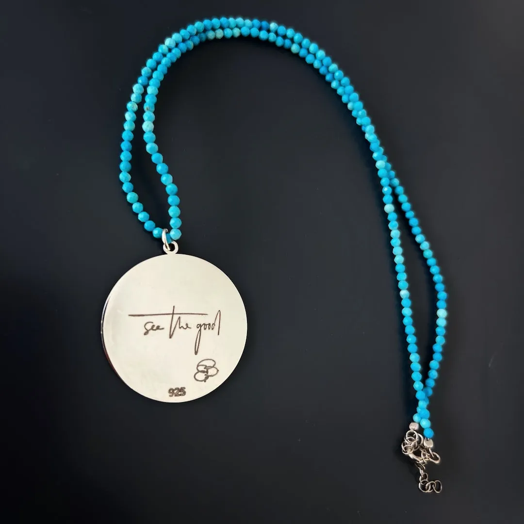 Turquoise See The Good Necklace
