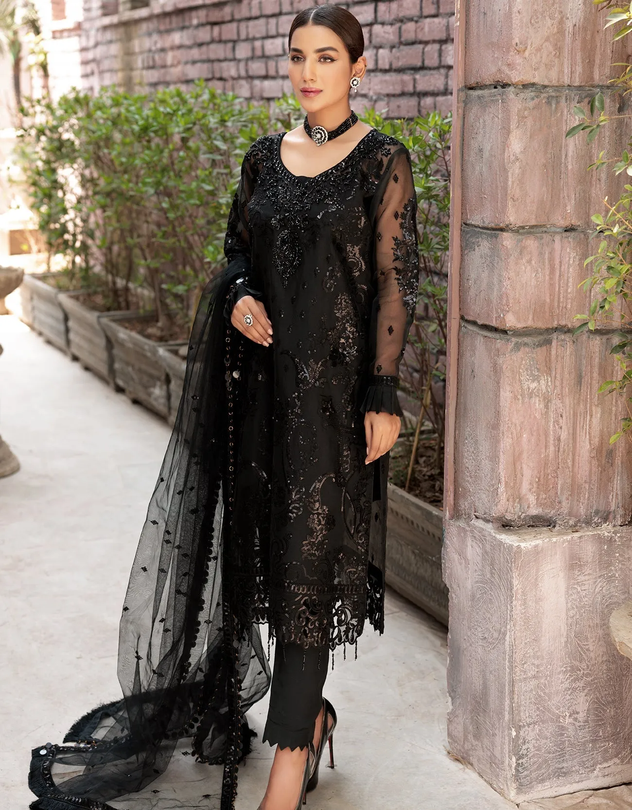 VE 03 |  - Emaan Adeel Value Edition 2022 Vol-01 | Unstitched Embroidered Organza Suits