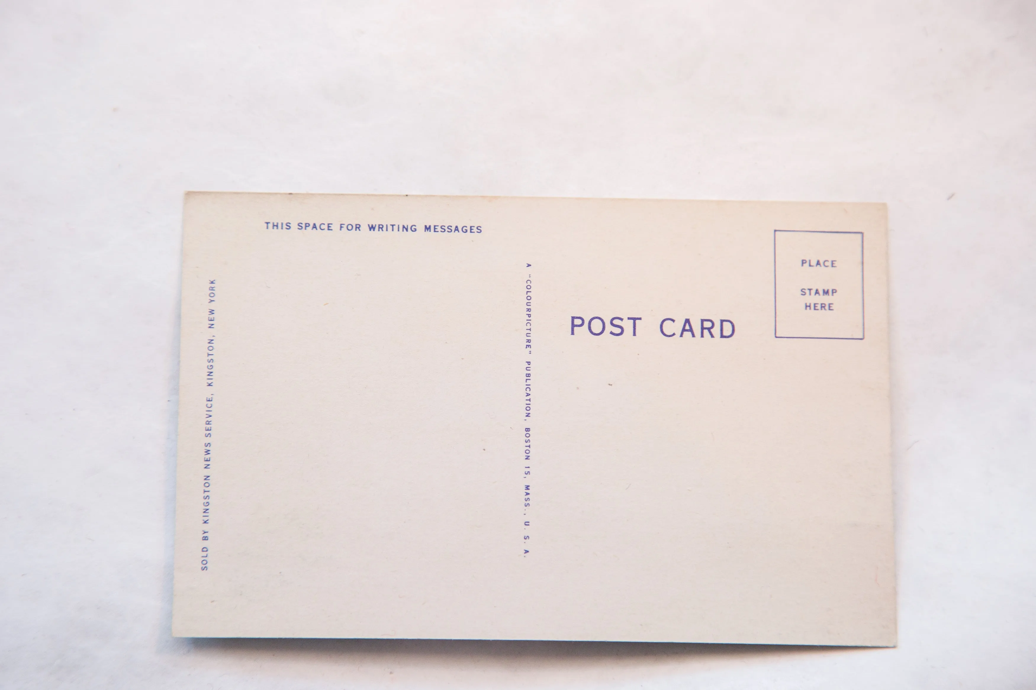 Vintage Catskills NY Postcard Mountain Breeze House Freehold