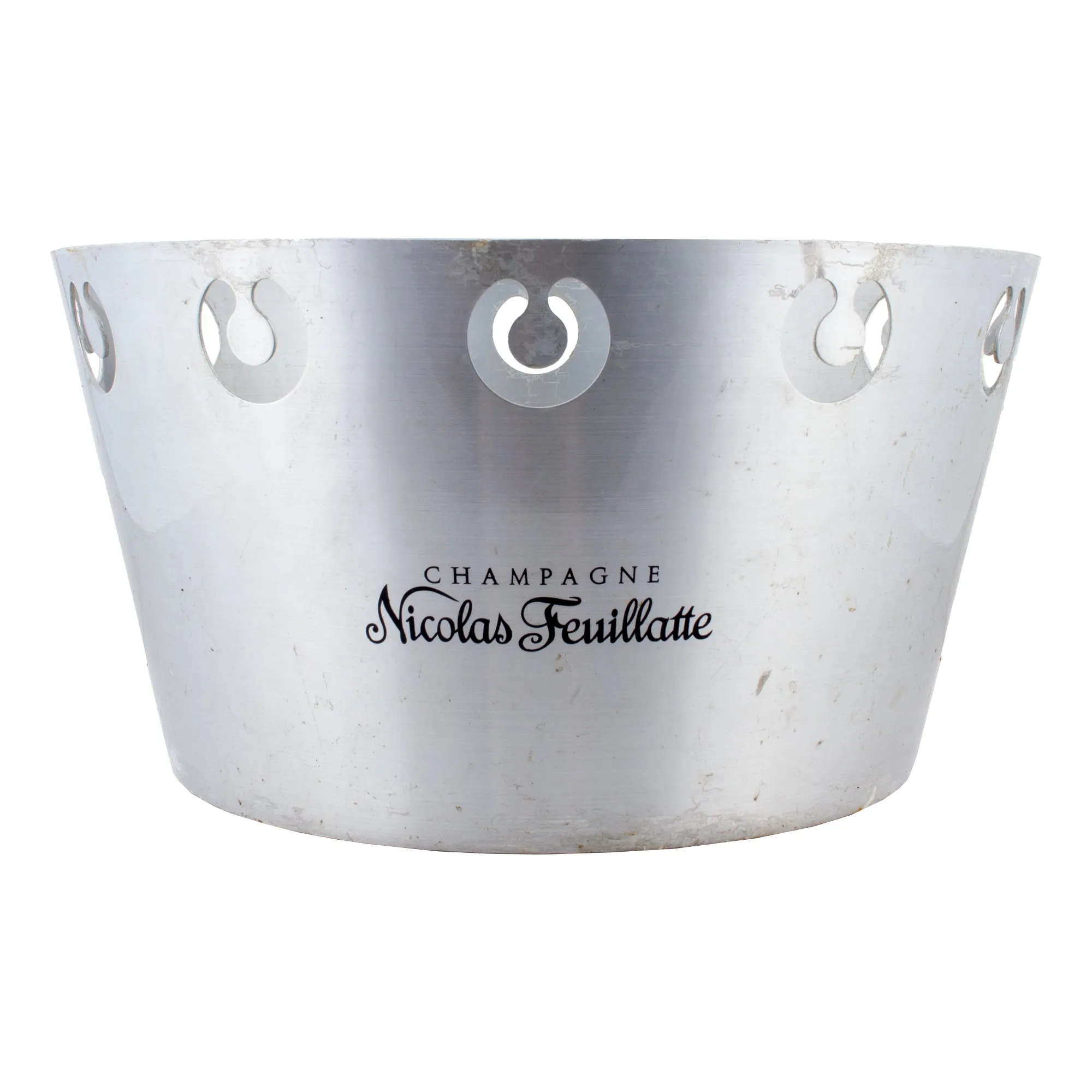 Vintage French Aluminum Champagne Bowl - Nicolas Feuillatte