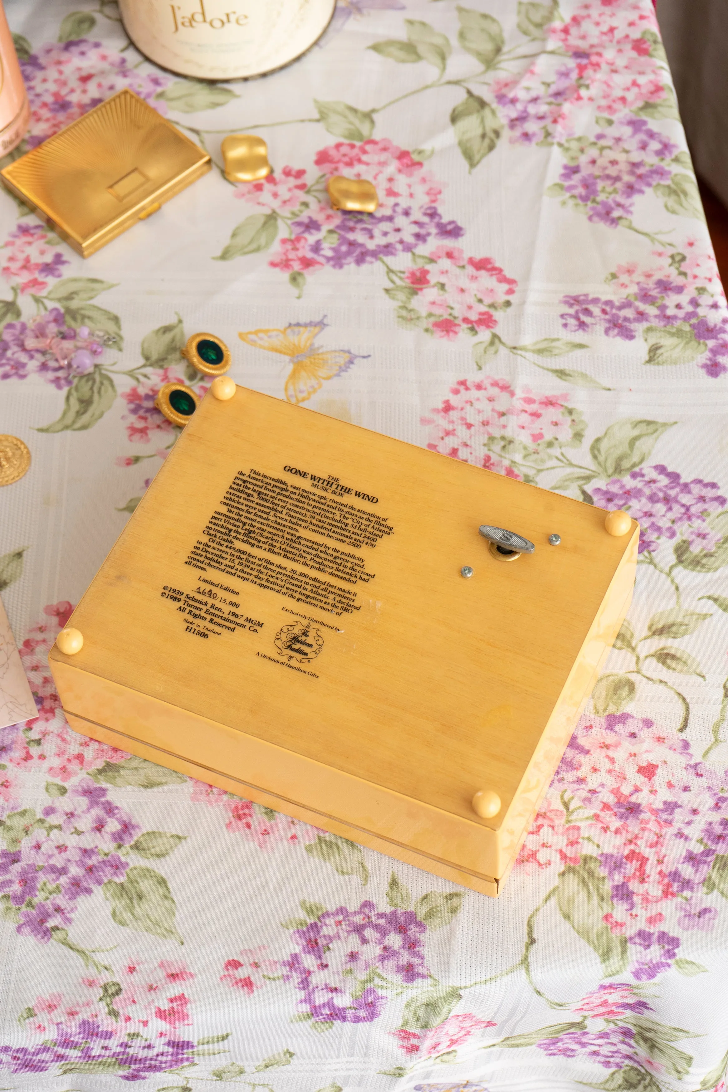 Vintage Gone with the Wind Exclusive Music Box