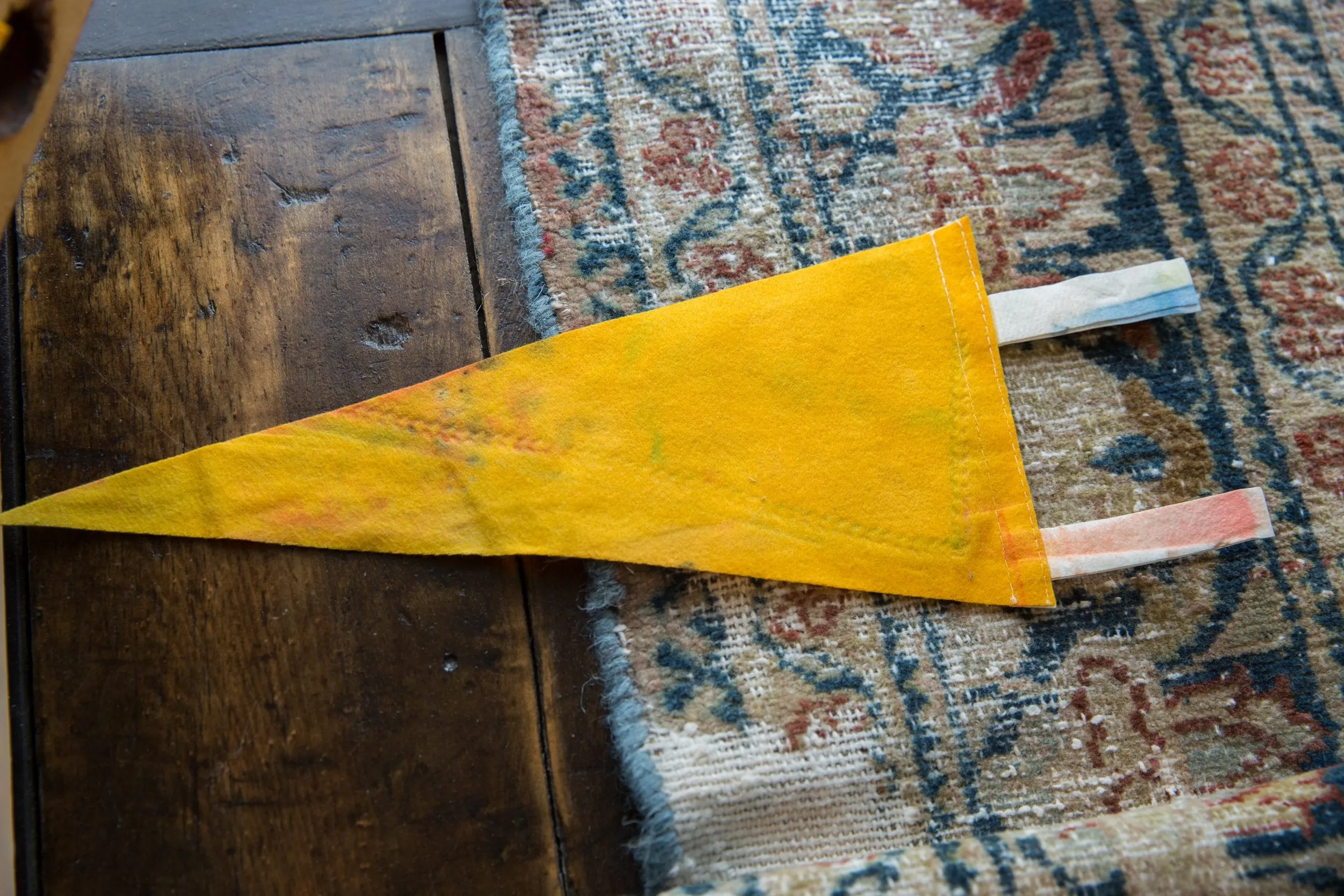 Vintage House of Seven Gables Salem Mass Felt Flag