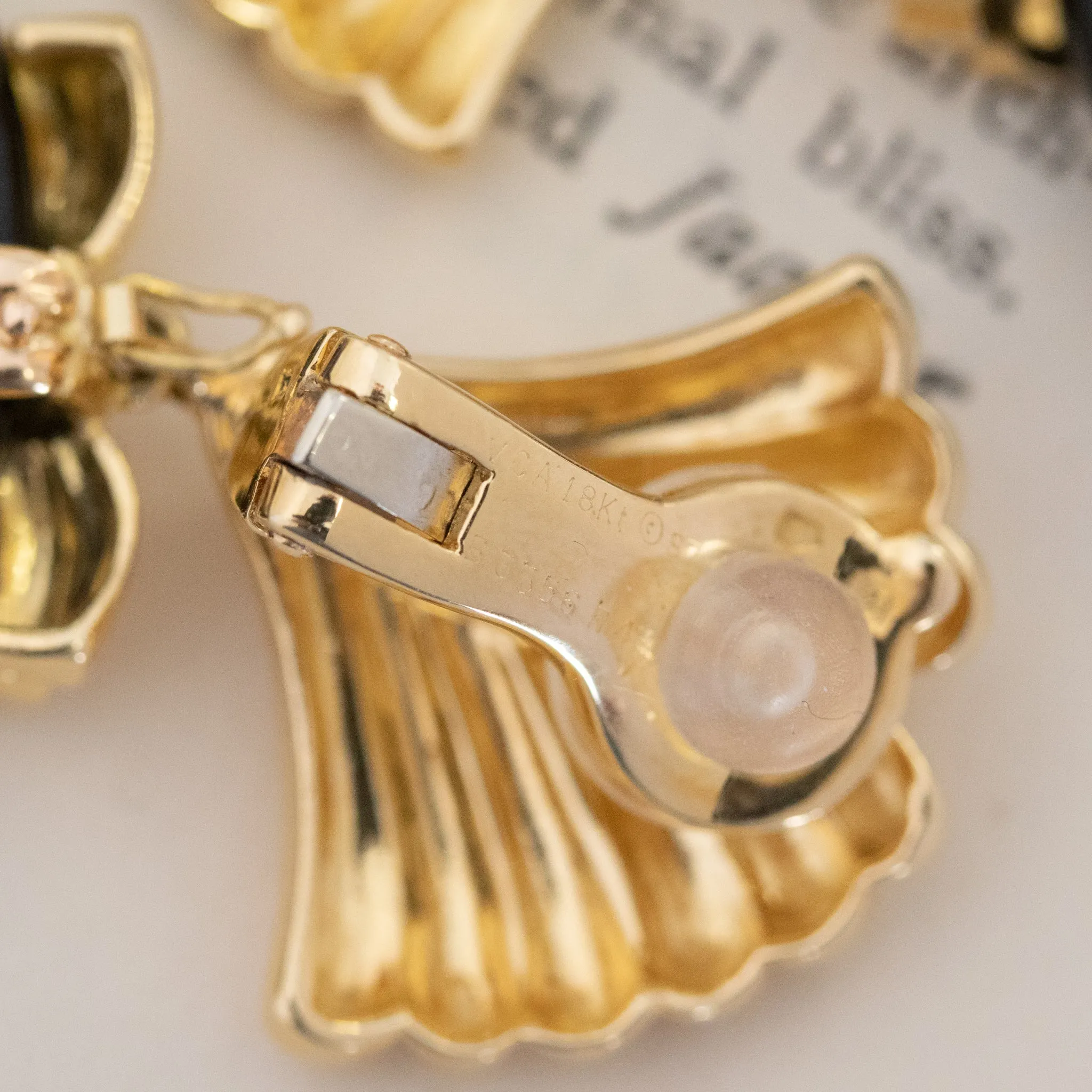 Vintage Interchangeable Door Knocker Earrings by Van Cleef & Arpels