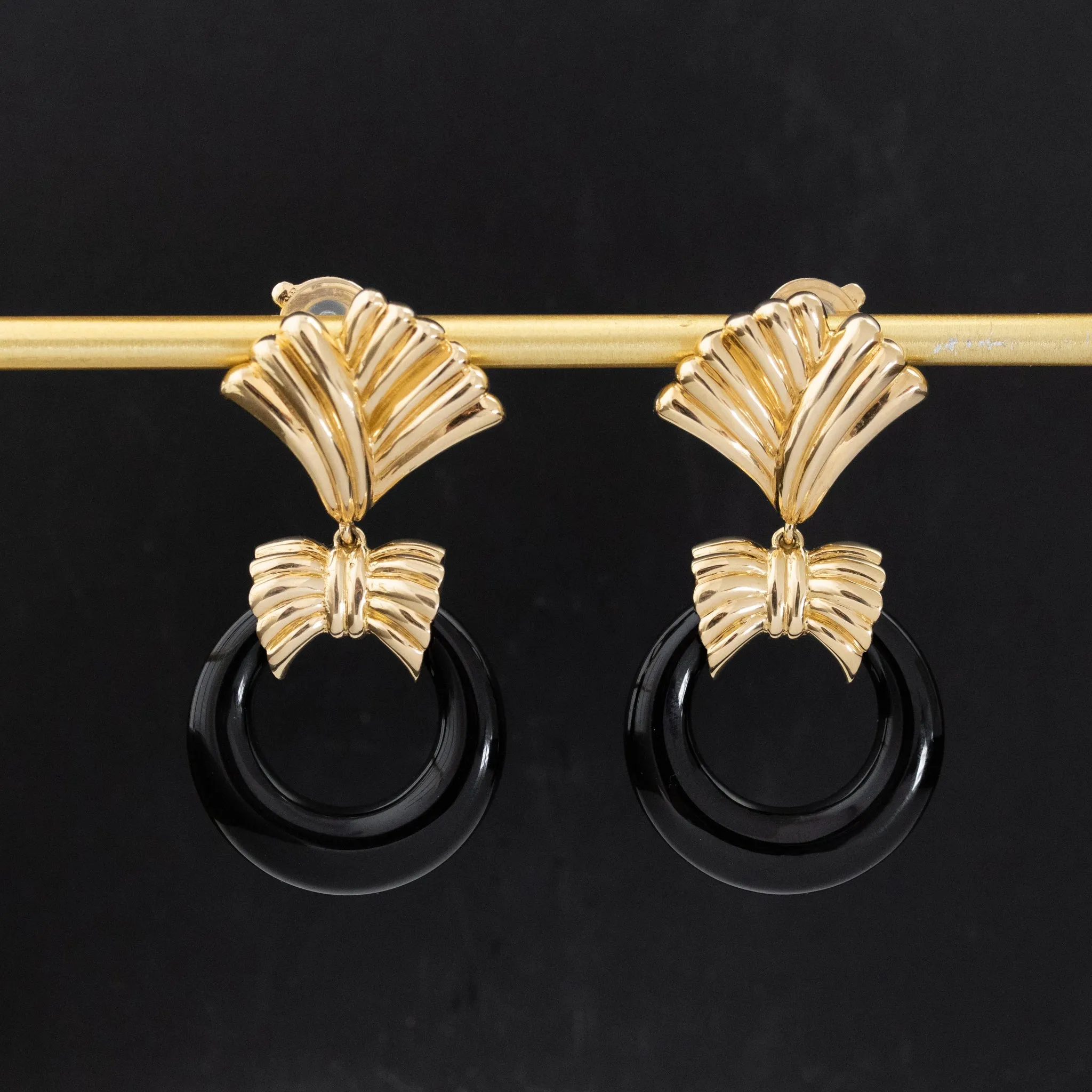 Vintage Interchangeable Door Knocker Earrings by Van Cleef & Arpels