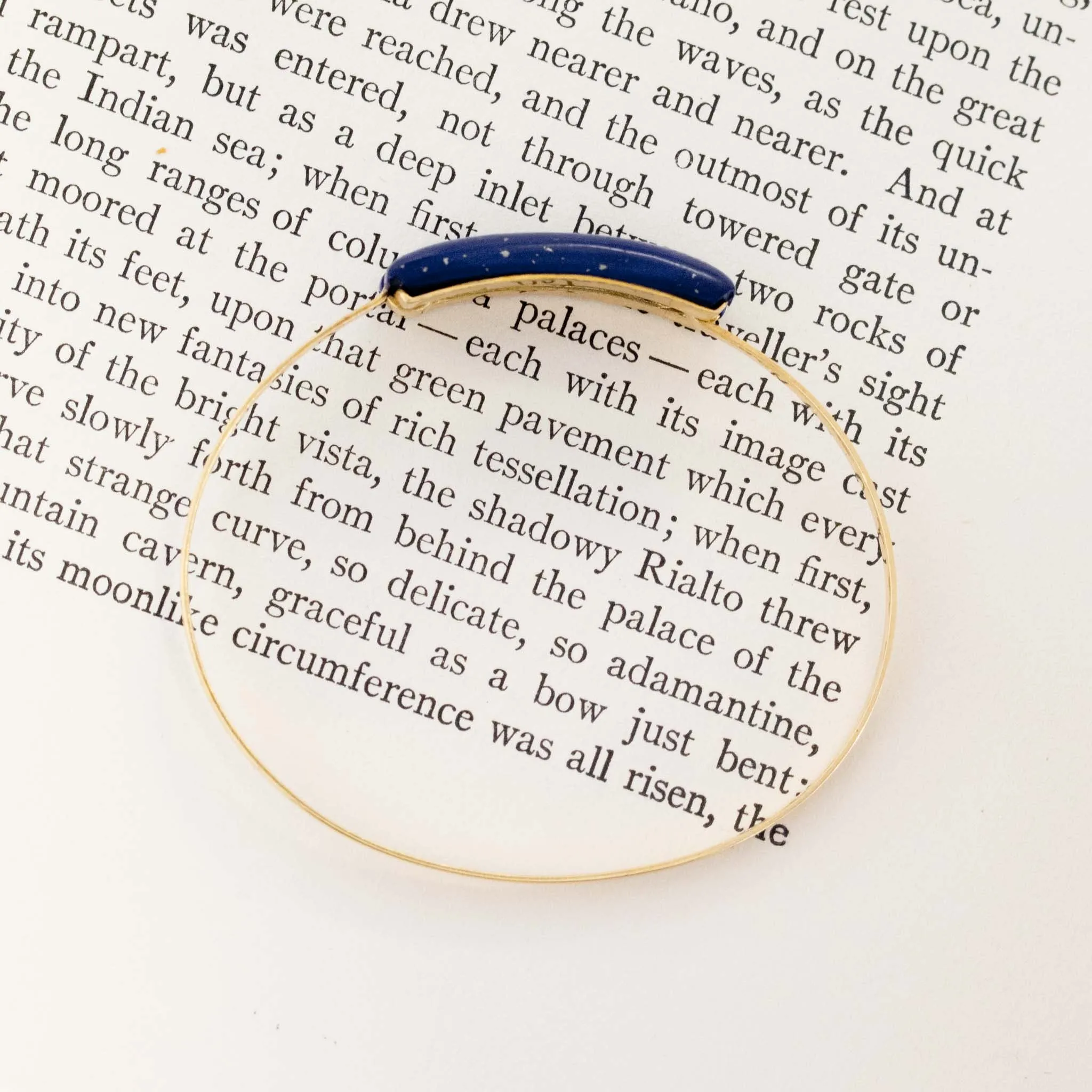 Vintage Lapis Bangle by Gucci