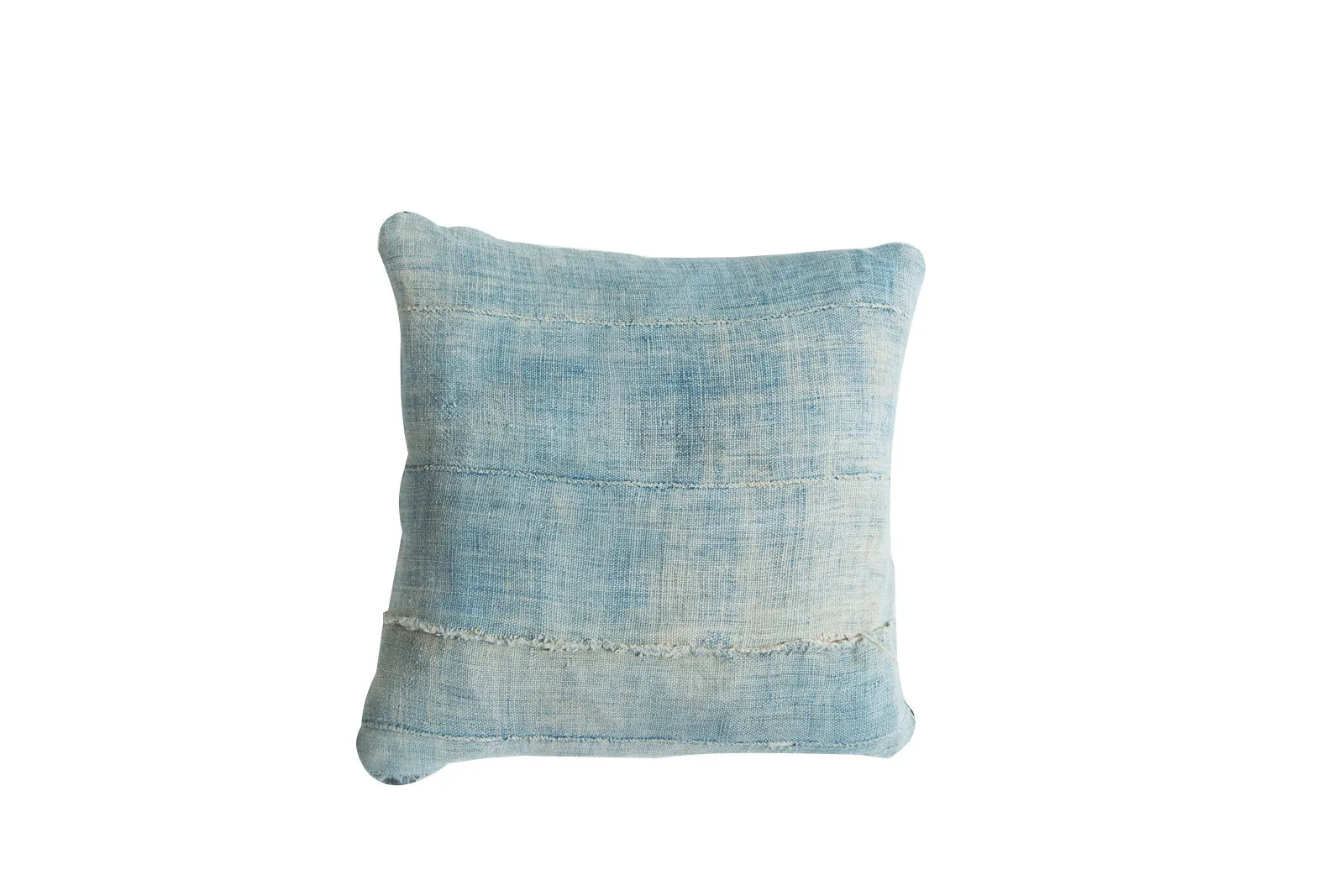 Vintage Light Blue Indigo Pillow