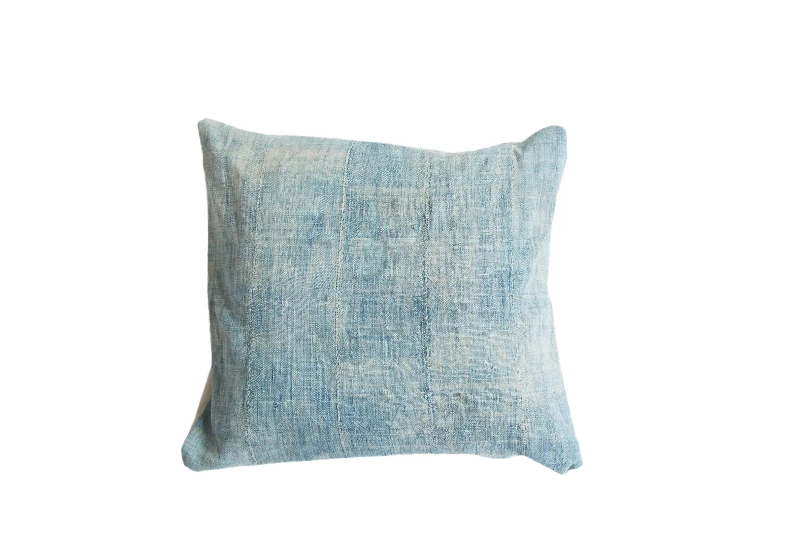 Vintage Light Blue Indigo Pillow