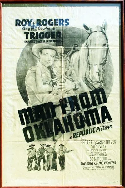Vintage Movie Poster Art Roy Rogers & Dale Evans