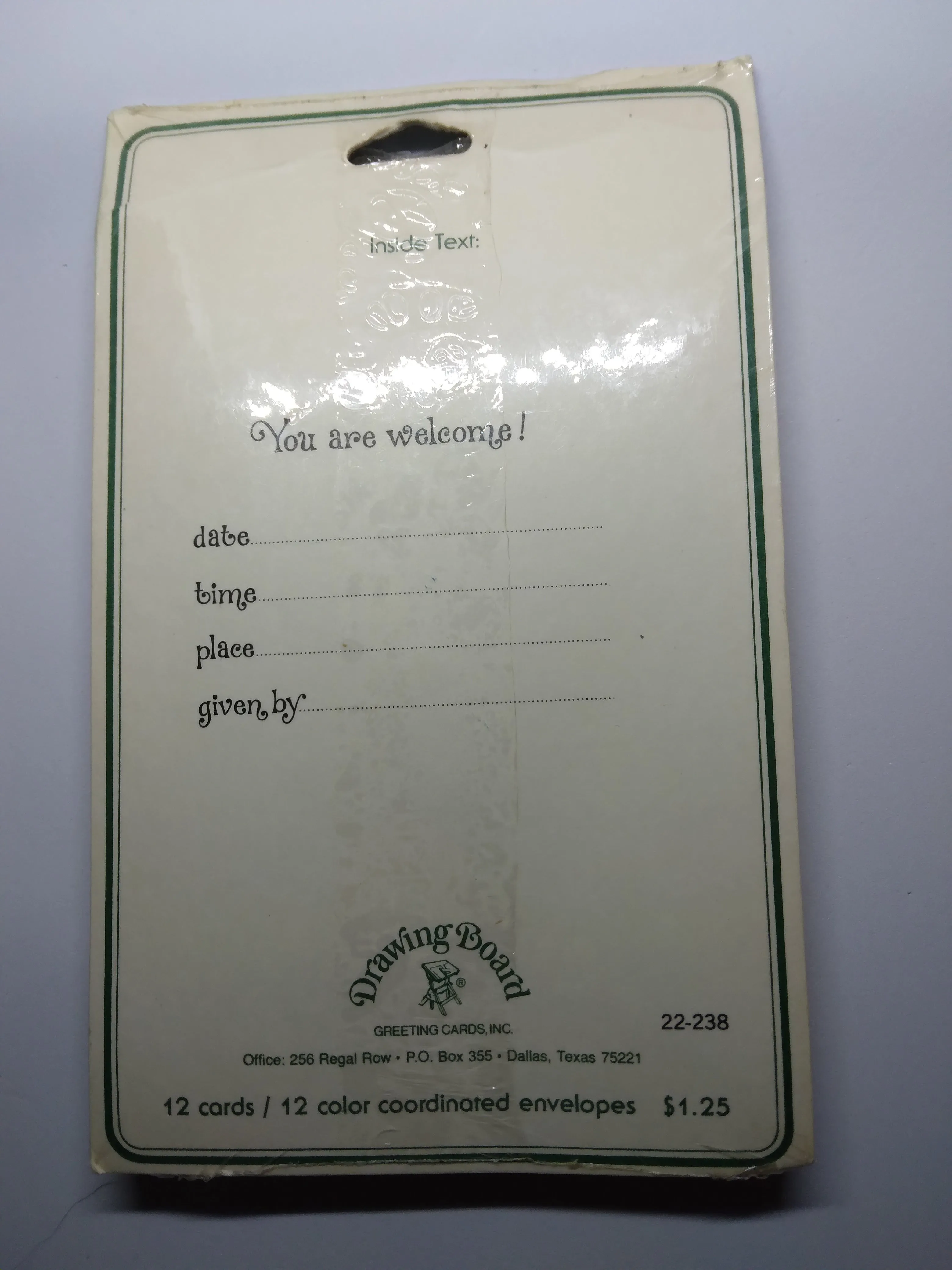 Vintage Open House Invitations