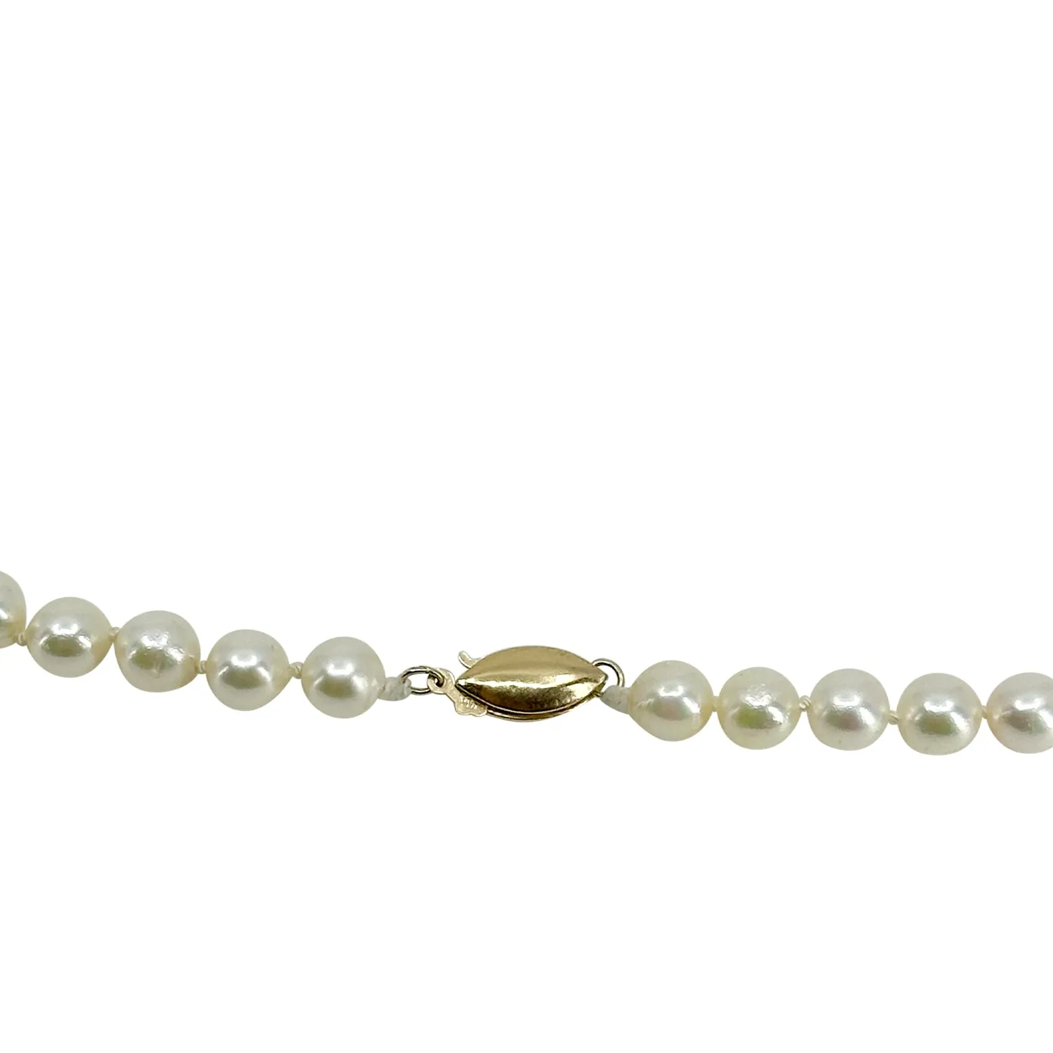 Vintage Opera Japanese Saltwater Cultured Akoya Pearl Vintage MCM Necklace Strand - 14K Yellow Gold 31.75 Inch (Copy)
