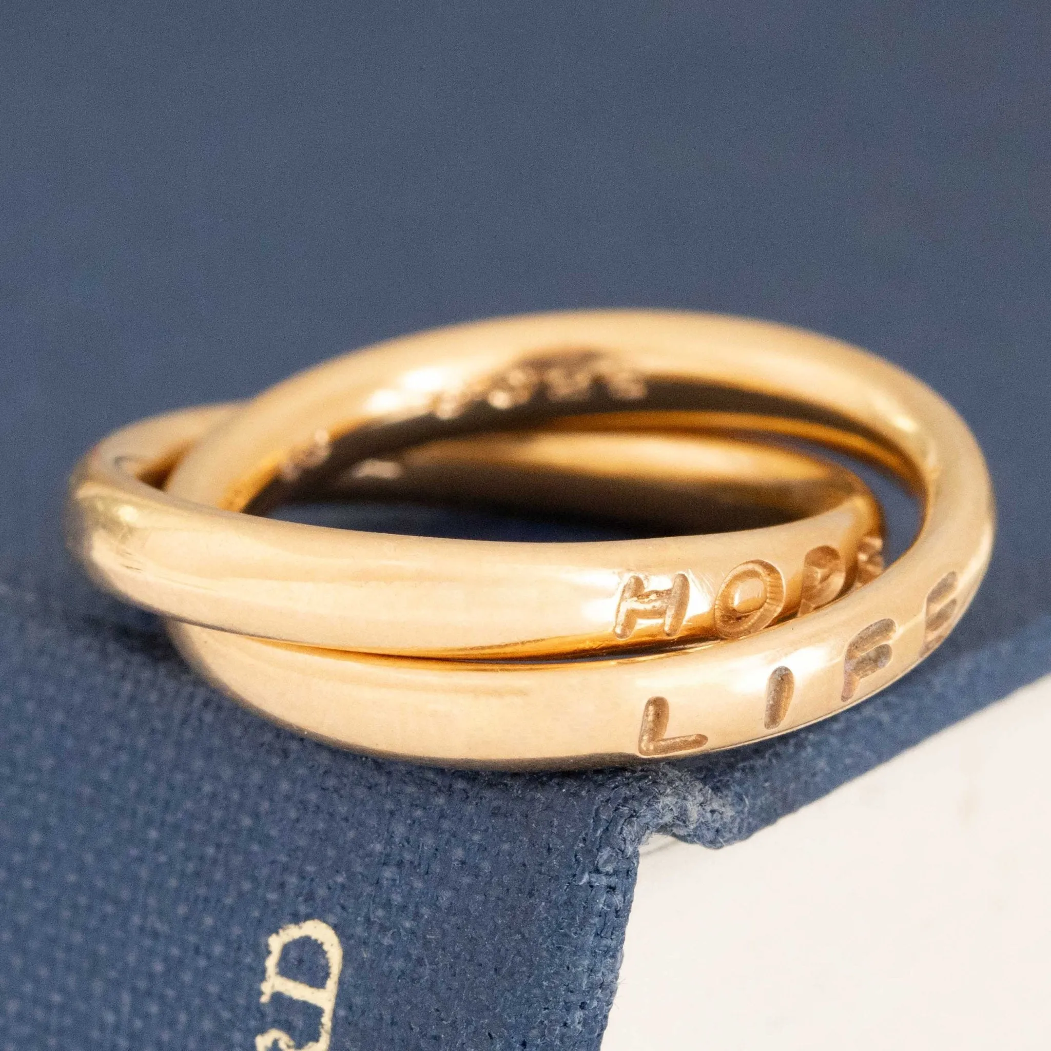 Vintage "Hope & Life" Rolling Bands