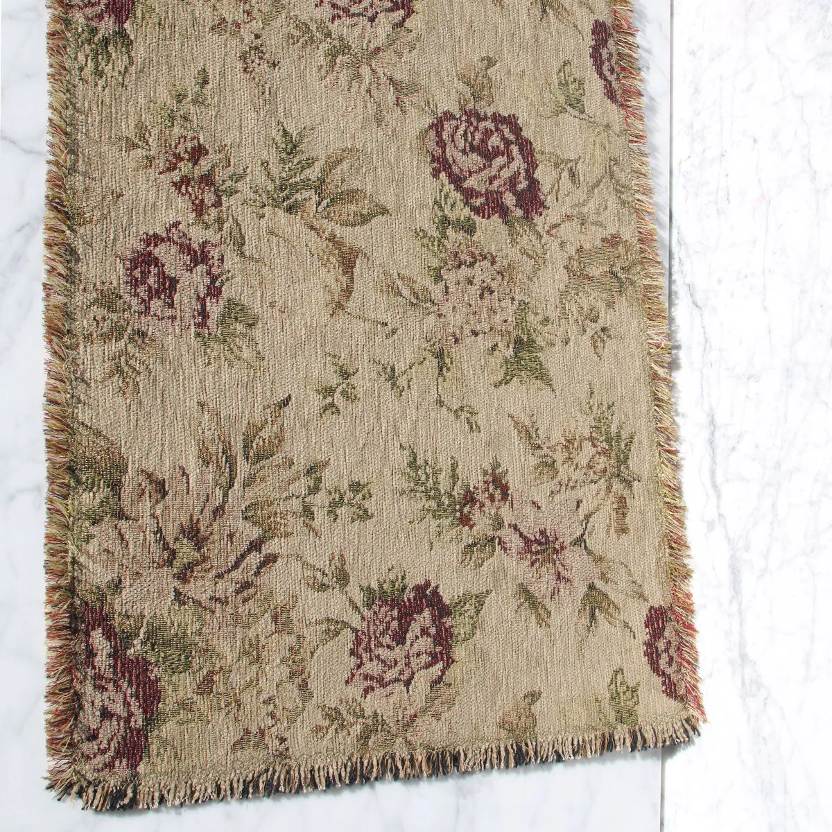 Vintage Rose Table Runner by Kate Stoltz Made in USA