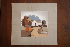 Vintage White House Print