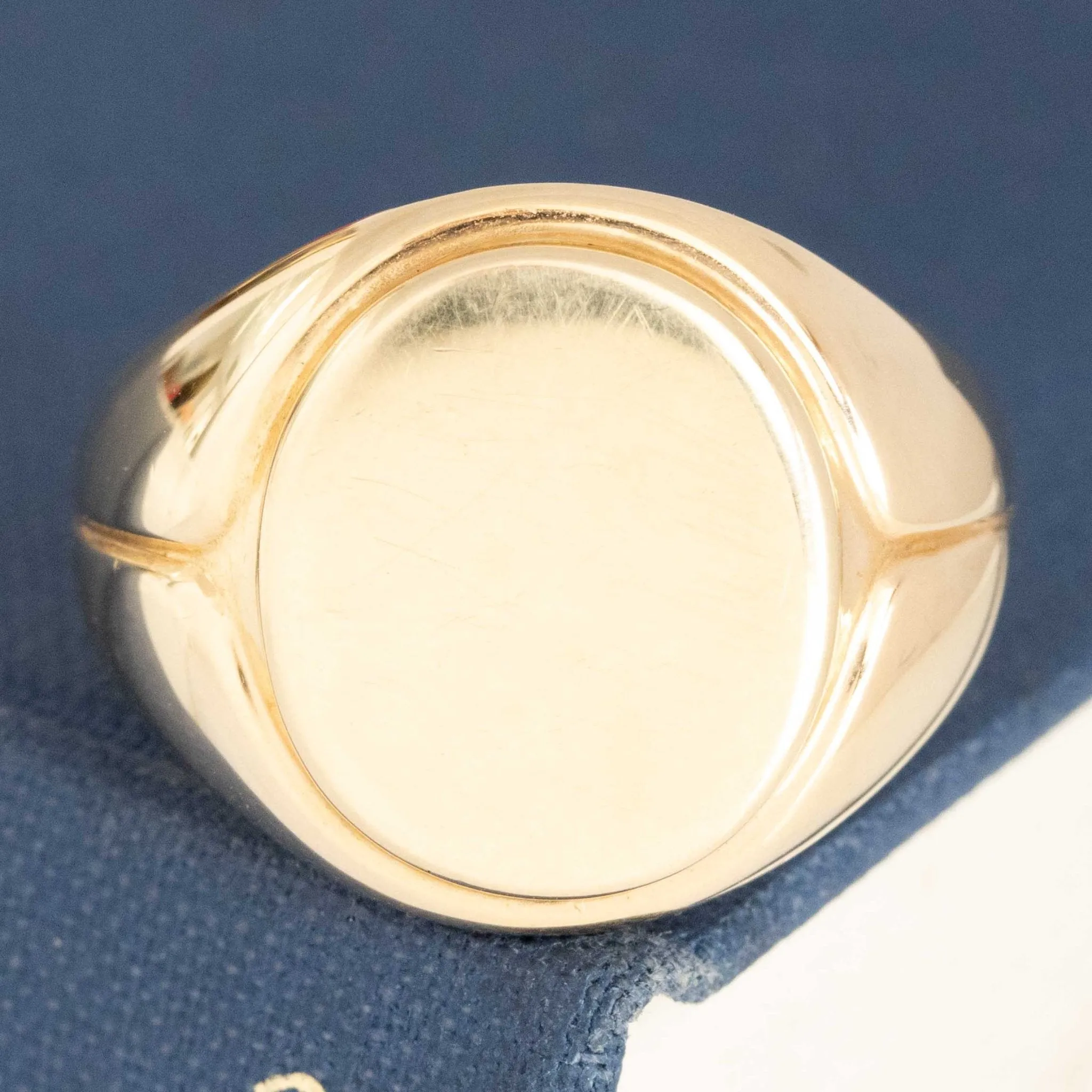 Vintage Yellow Gold Signet Ring by Tiffany & Co.