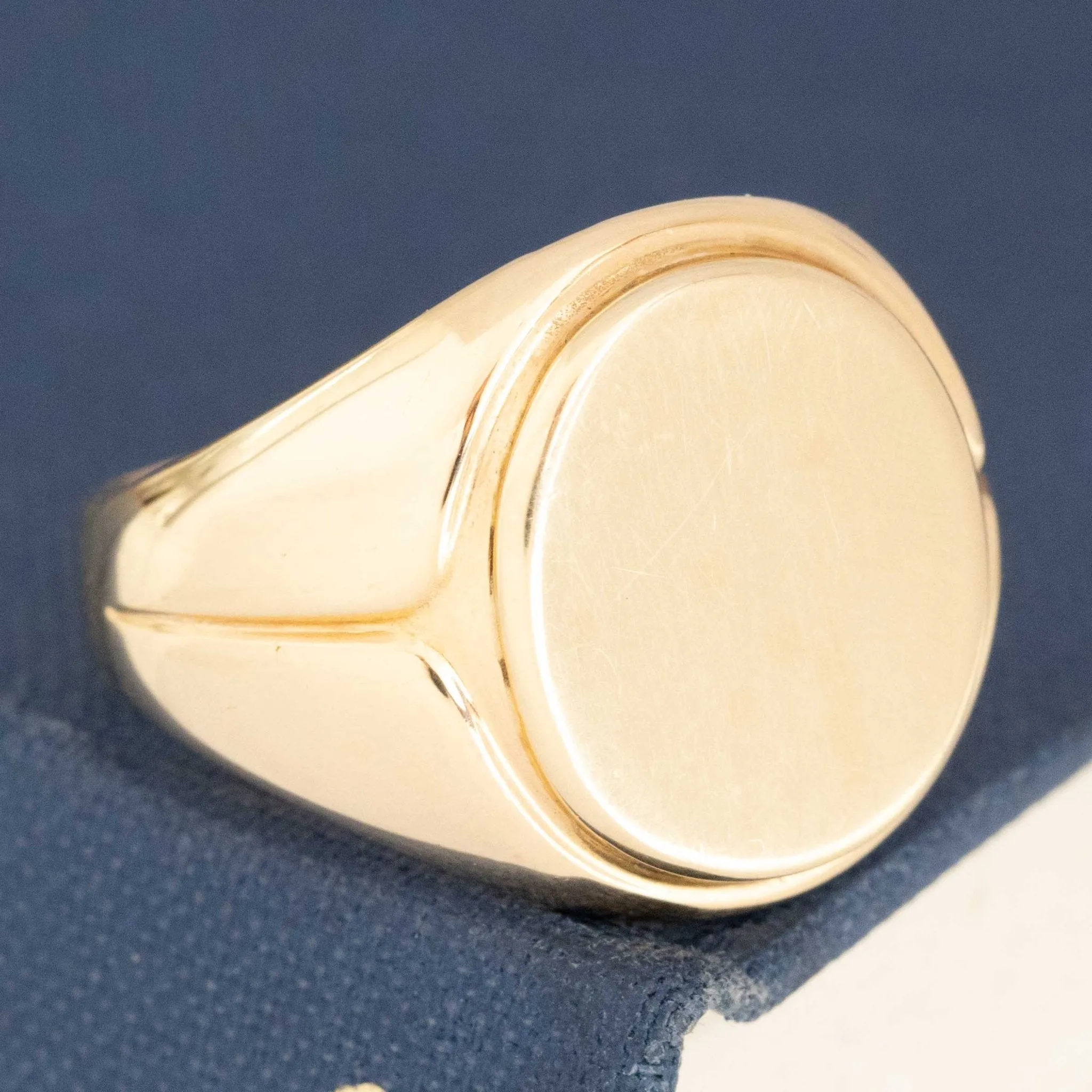 Vintage Yellow Gold Signet Ring by Tiffany & Co.