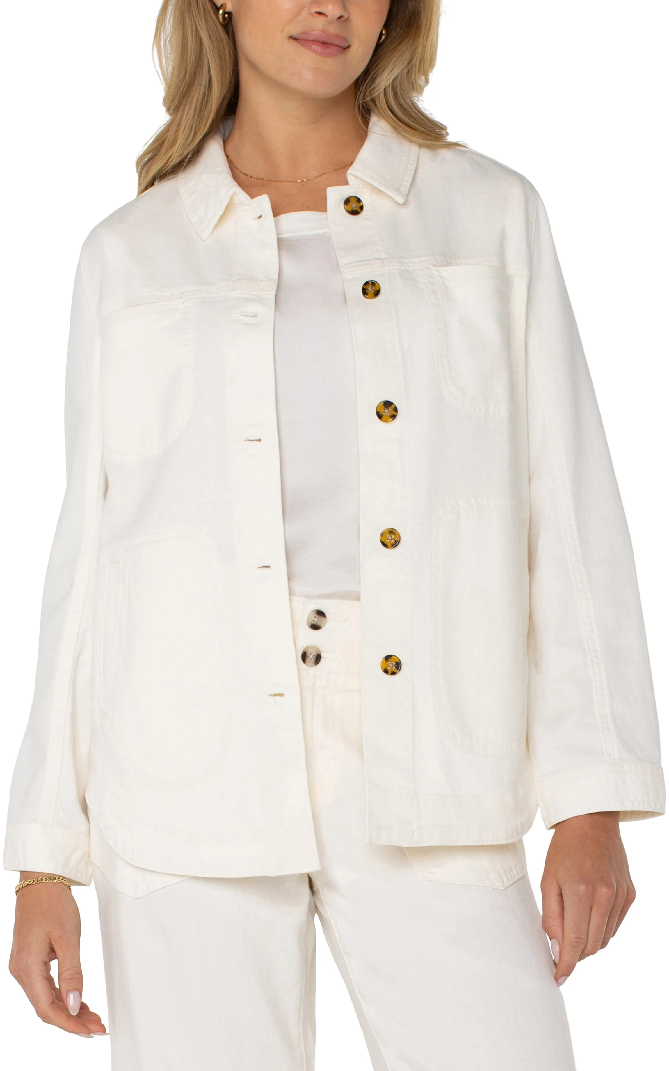 Whipped Cream Shirt Jacket