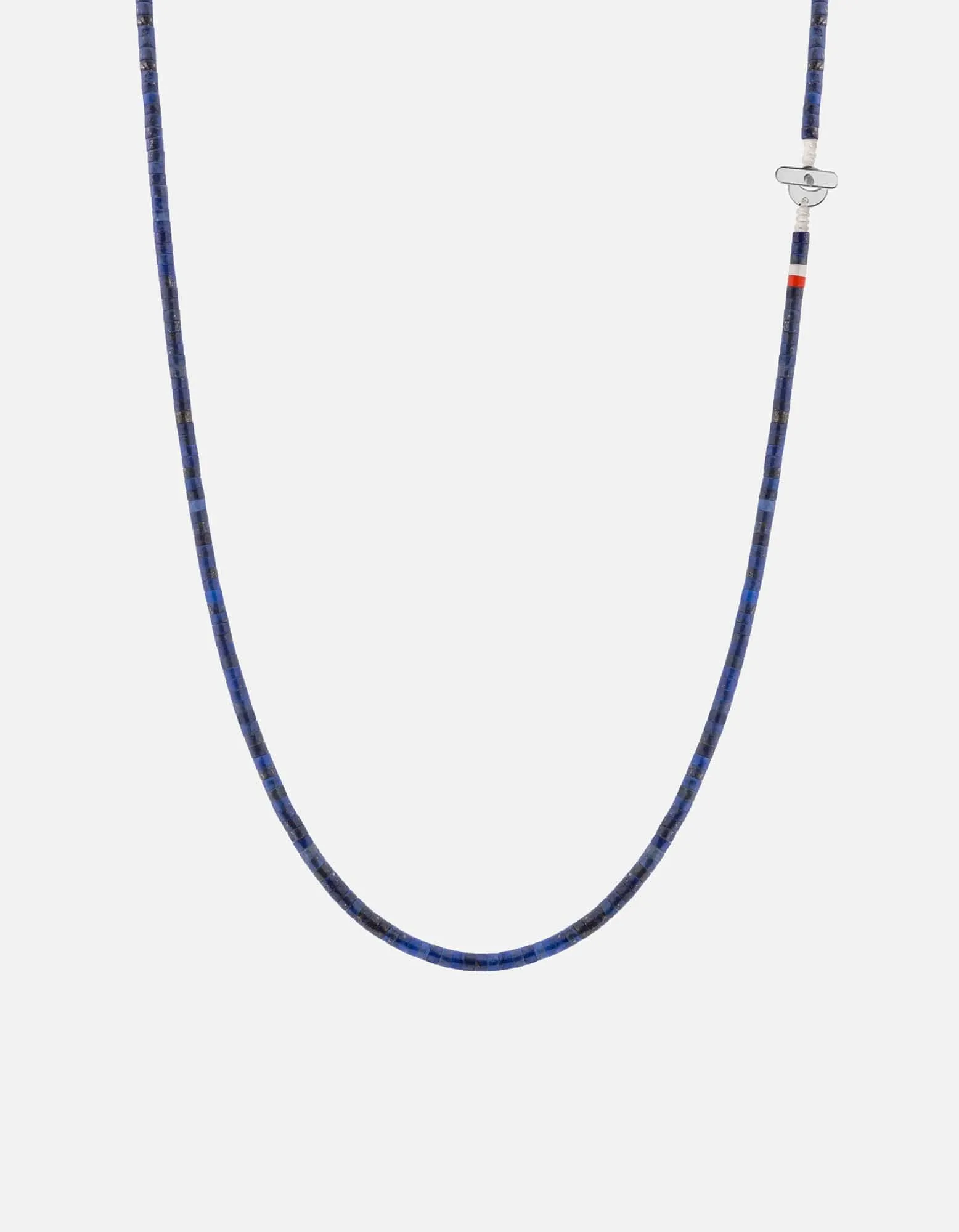 Zane Lapis Necklace, Sterling Silver