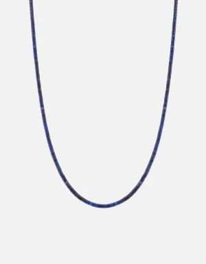 Zane Lapis Necklace, Sterling Silver