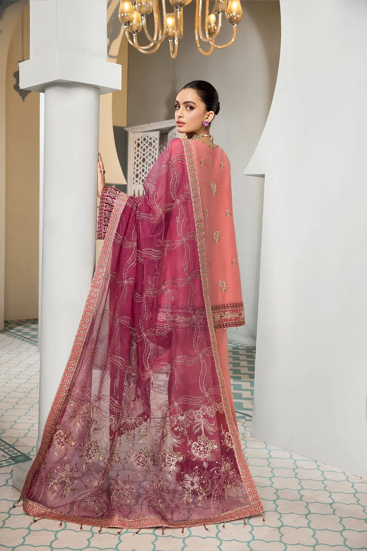 Zeina Alizeh Fashion Vasl-e-Meeras Festive Edition 2022 | Unstitched Embroidered Chiffon Suits