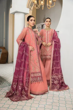 Zeina Alizeh Fashion Vasl-e-Meeras Festive Edition 2022 | Unstitched Embroidered Chiffon Suits