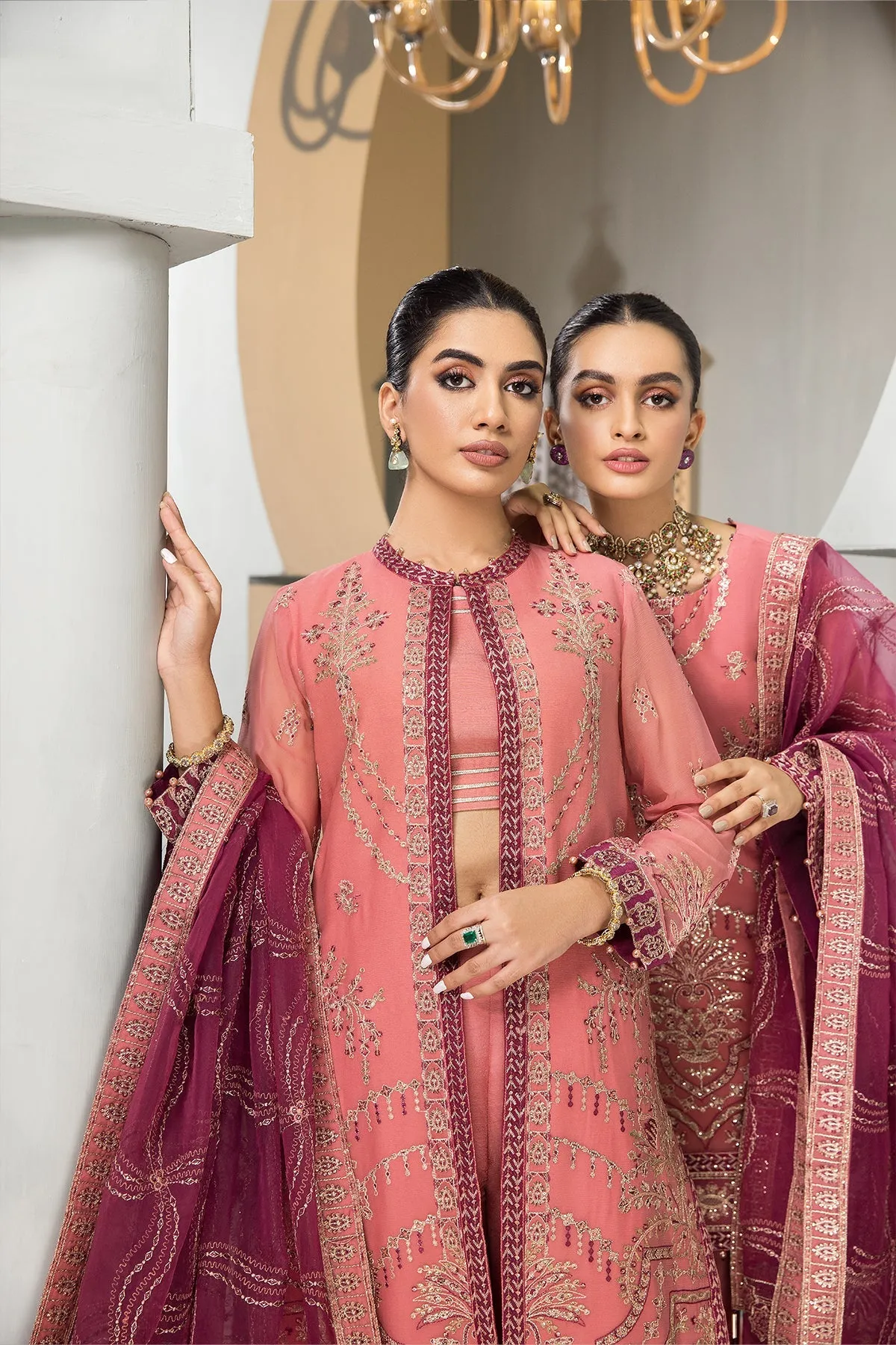 Zeina Alizeh Fashion Vasl-e-Meeras Festive Edition 2022 | Unstitched Embroidered Chiffon Suits